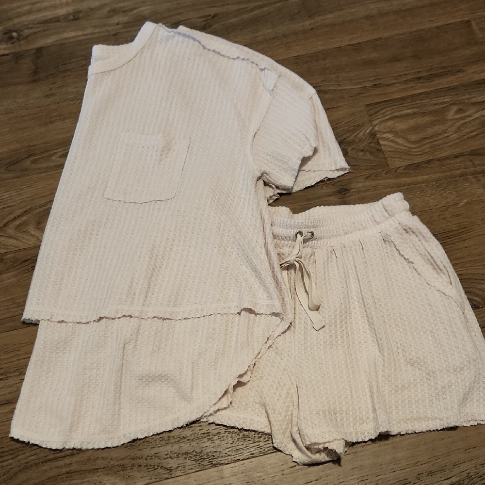Talulah Soft Cream Knit Lounge Set